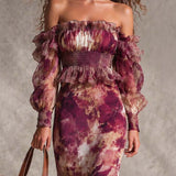 Lyra | Robe Maxi Style Espagnol Fleurie
