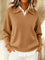 Vynette | Pull Col en V à Col Polo