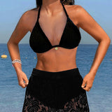 Sophie - Ensemble bikini dentelle uni