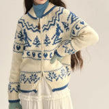 Chloe | Sweat a Capuche Jacquard pour Femme