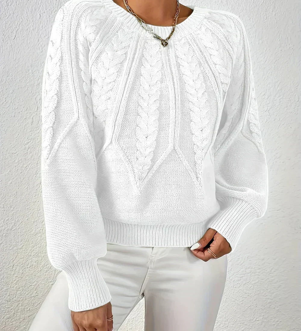 Capucine | Pull Torsade a Manches Raglan
