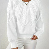 Capucine | Pull Torsade a Manches Raglan