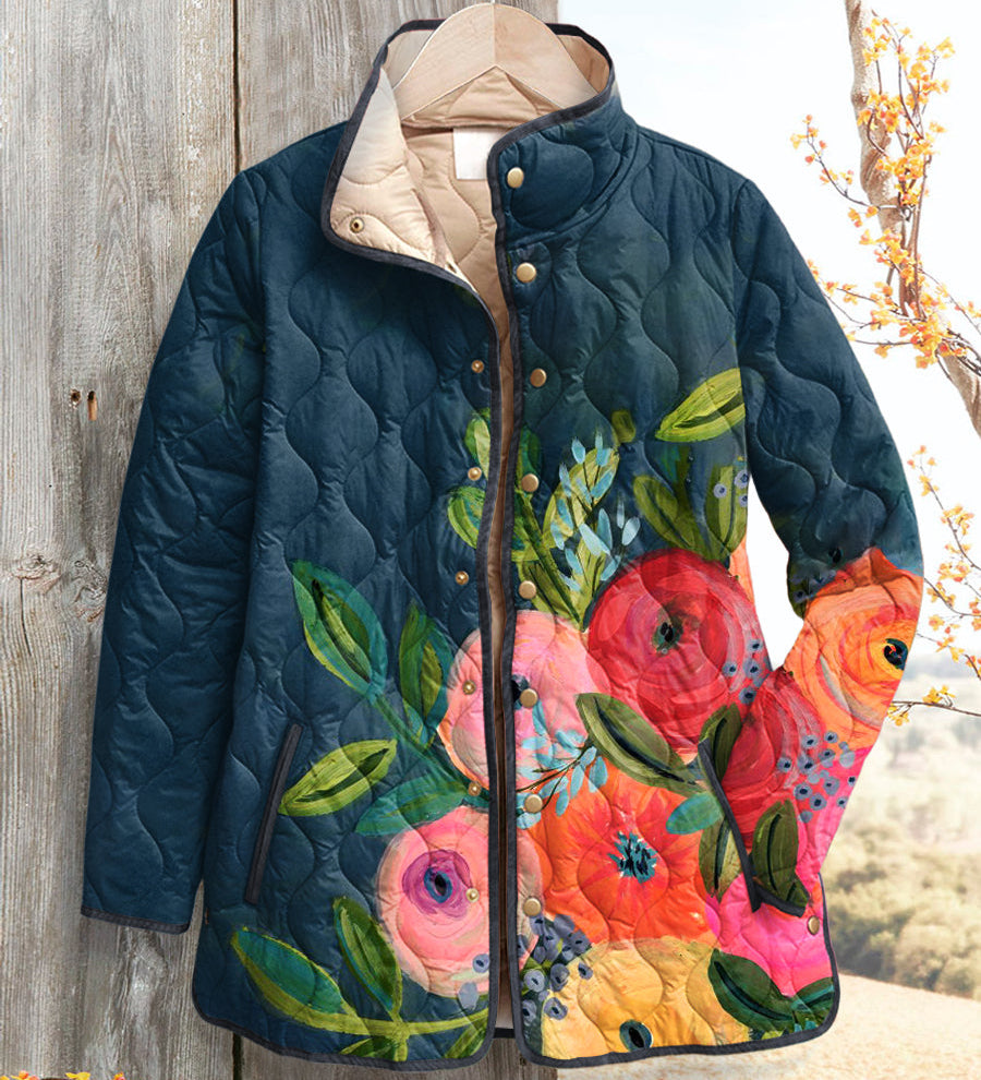 Frances | Veste Matelassée Floraison Champêtre