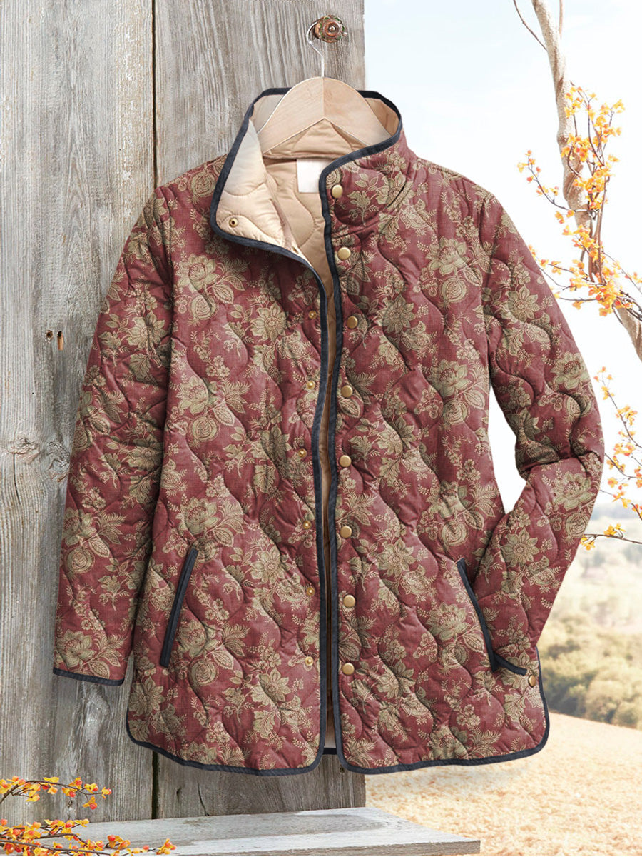 Joan | Veste Matelassée Patchwork Vintage