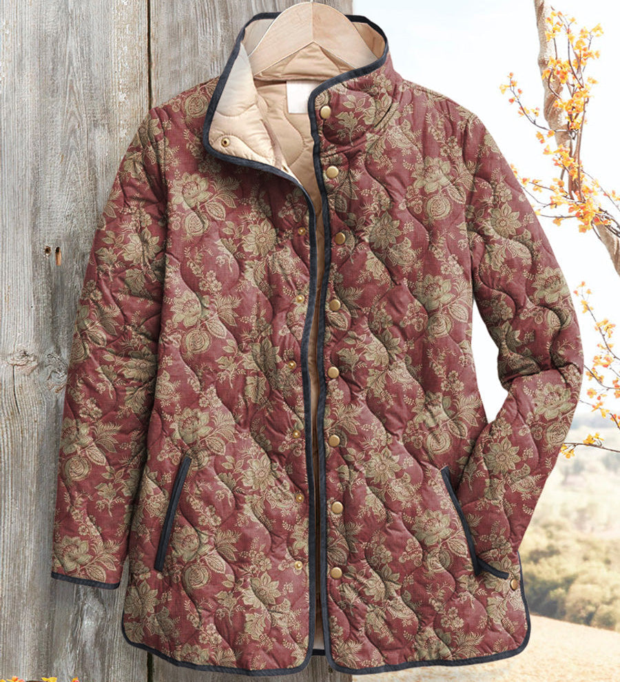 Joan | Veste Matelassée Patchwork Vintage
