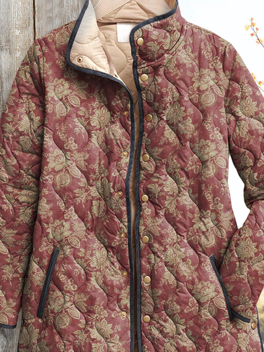 Joan | Veste Matelassée Patchwork Vintage