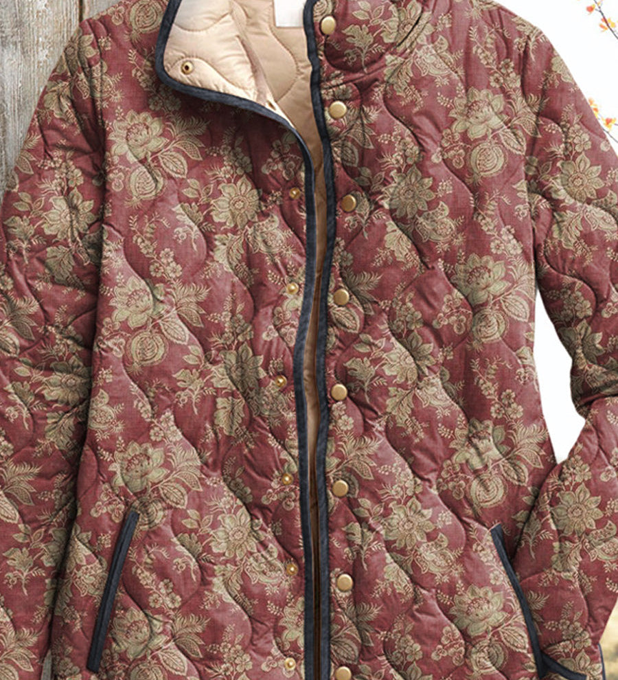 Joan | Veste Matelassée Patchwork Vintage