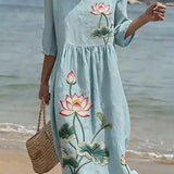 Agnès – Robe d'Été Florale Rétro