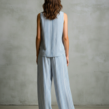 Léonie | Ensemble Palazzo décolleté profond