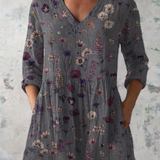 Kira | Blouse Longue a Imprime Graphique