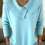 Justine | Pull Chaud à Col Doux