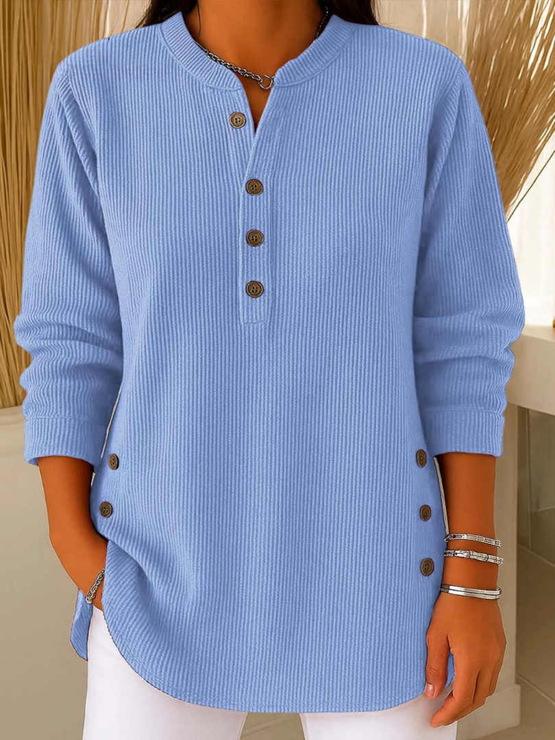 Neva | Tunique Henley Boutonnée
