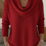 Heloise | Pull Col Chale en Laine Merinos