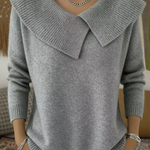 Justine | Pull Chaud à Col Doux