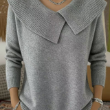 Justine | Pull Chaud à Col Doux