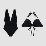Sylvie - Maillot gainant col plongeant