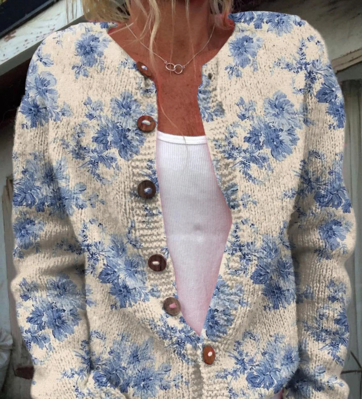 Daysie | Cardigan Tricoté Vintage