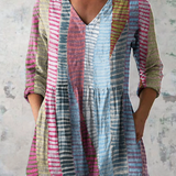 Noemie | Blouse Longue a Imprime Graphique