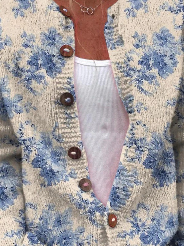 Daysie | Cardigan Tricoté Vintage