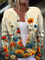 Tansy | Cardigan Imprimé Fleuri Vintage