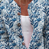 Tiverly | Cardigan Fleuri Vintage Boutonné