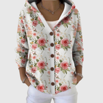 Cesarina | Veste à capuche boutonnée