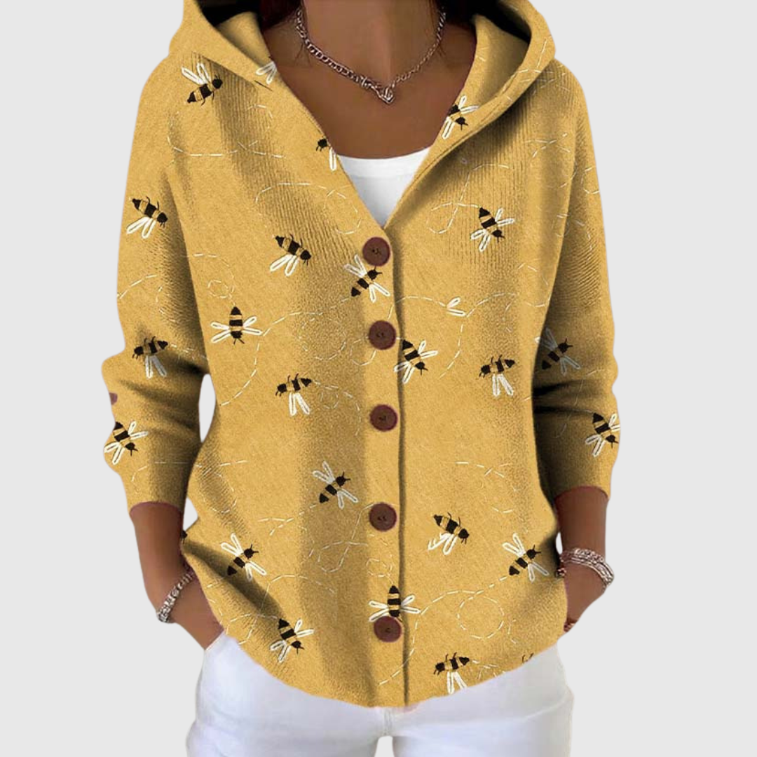 Isabella | Veste à capuche boutonnée