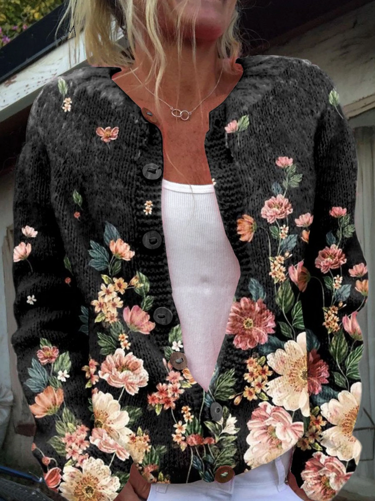 Kivara | Cardigan Fleuri Vintage