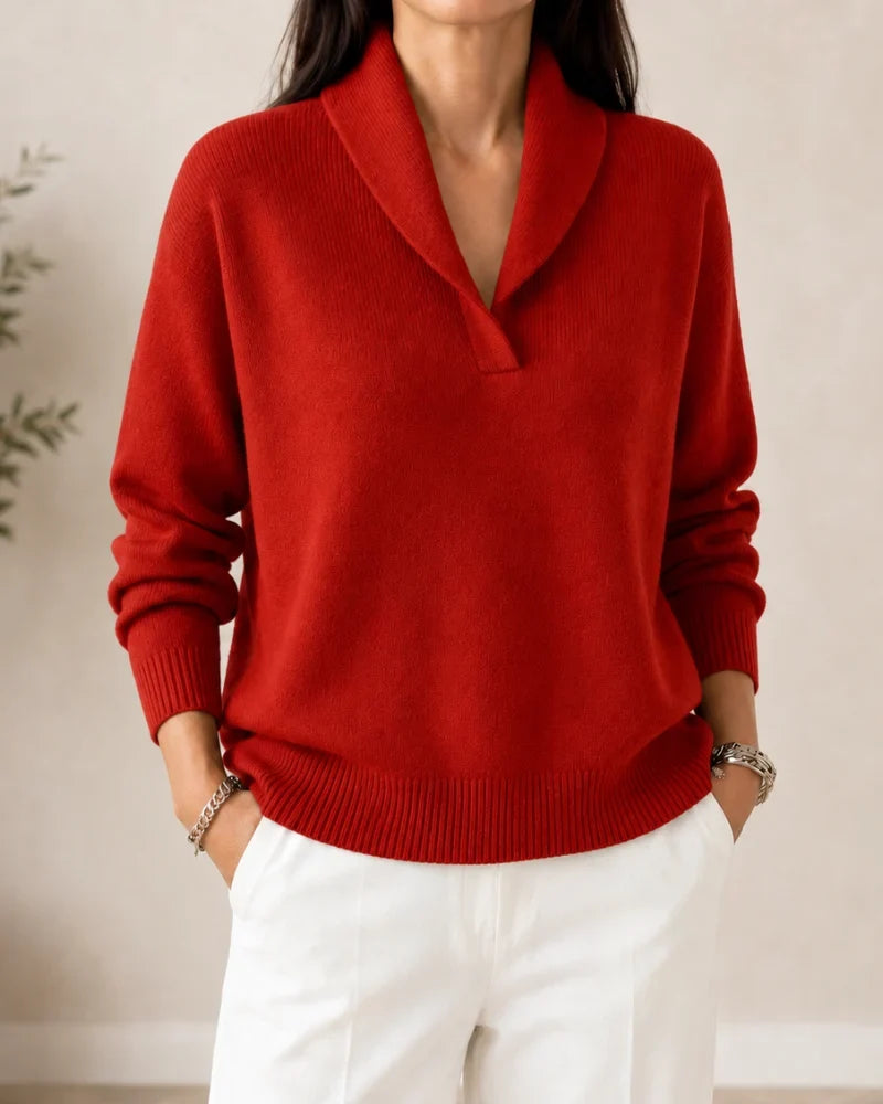 Antonine | Pull Doux à Col en V pour Femme