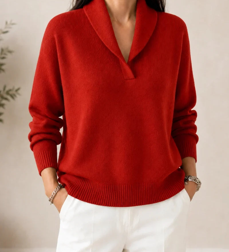 Antonine | Pull Doux à Col en V pour Femme