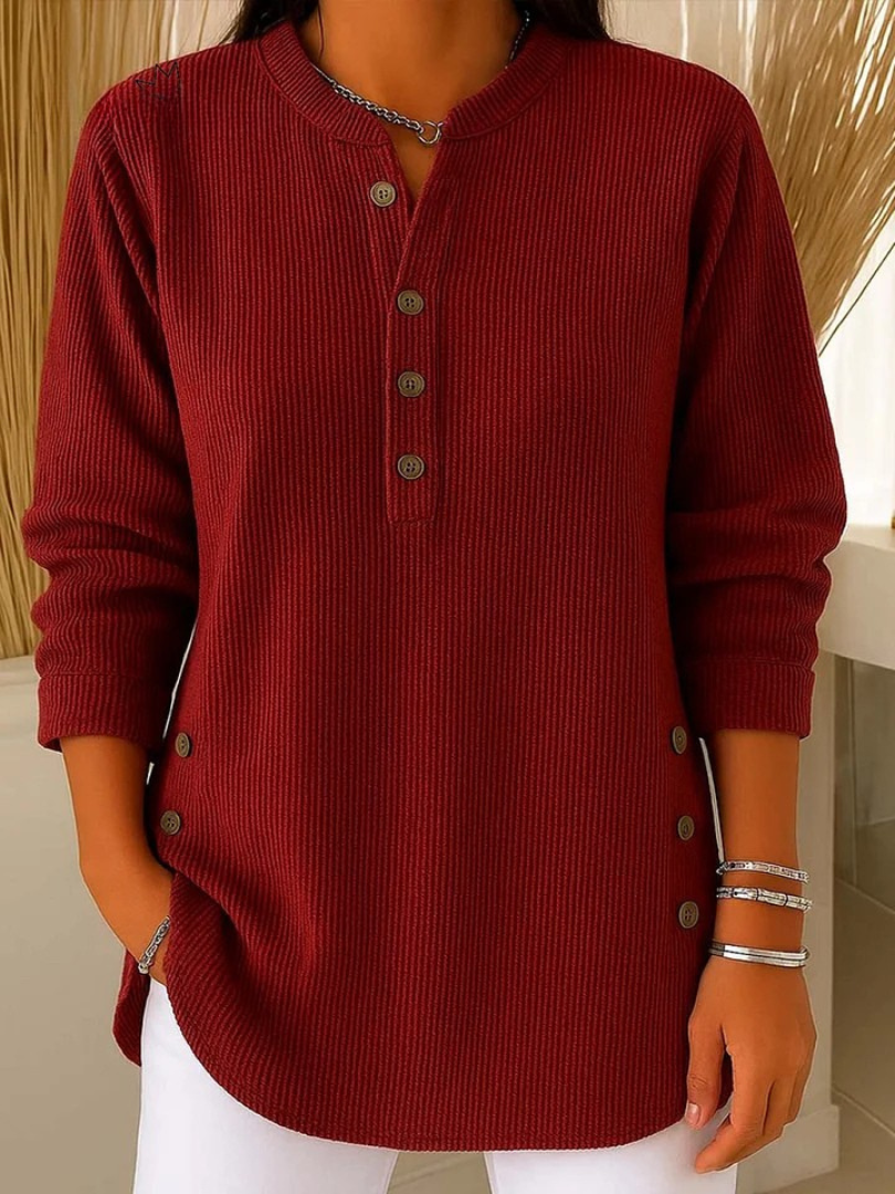 Neva | Tunique Henley Boutonnée