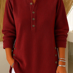 Neva | Tunique Henley Boutonnée