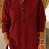 Neva | Tunique Henley Boutonnée