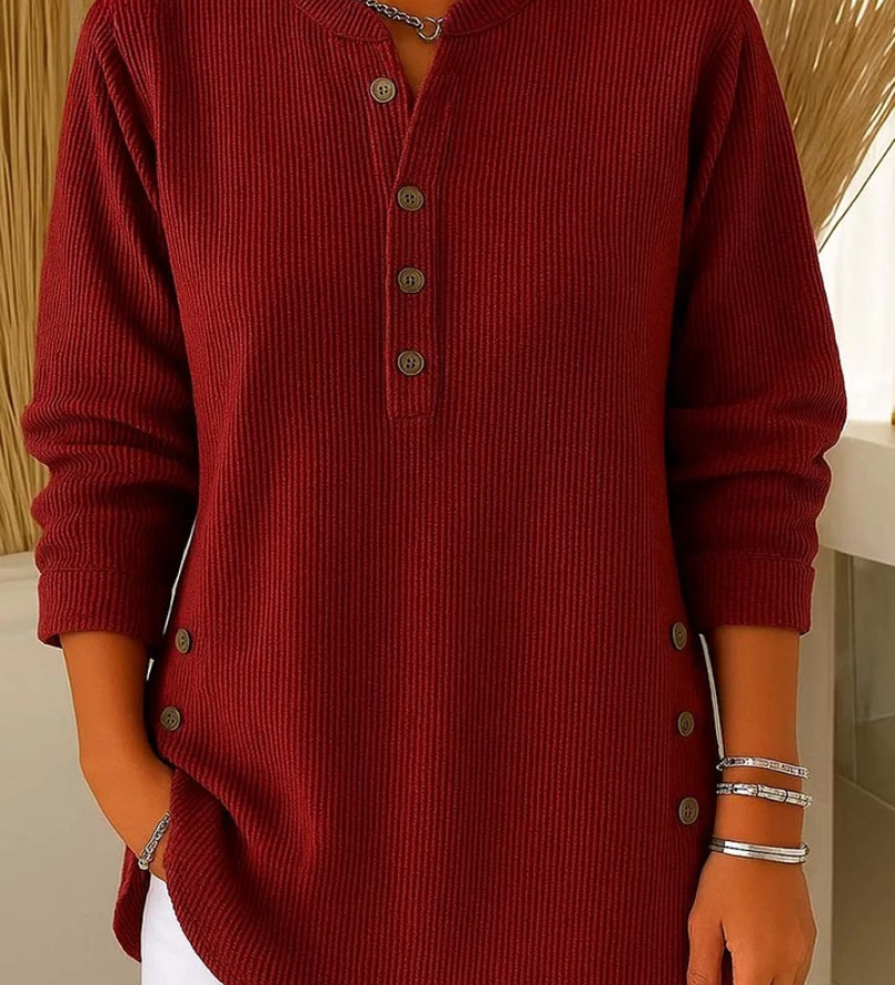 Neva | Tunique Henley Boutonnée