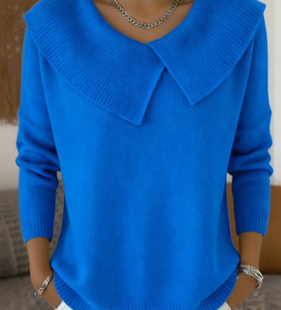 Justine | Pull Chaud à Col Doux