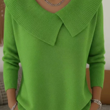 Justine | Pull Chaud à Col Doux
