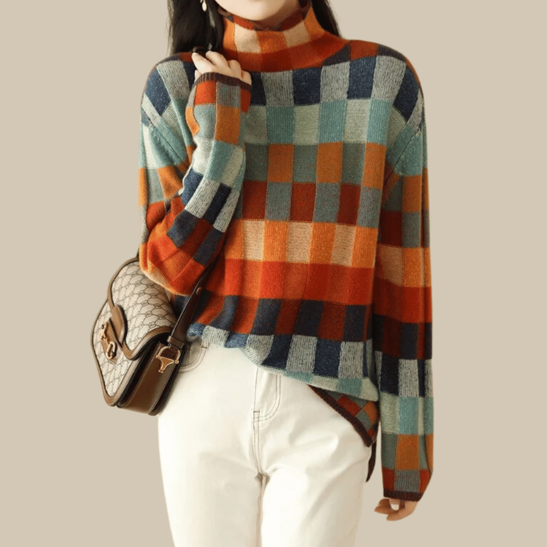 Christiane | Pull Oversize a Col Roule