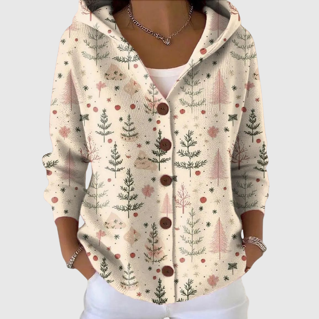 Marcella | Veste à capuche boutonnée