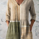 Malvina | Blouse Longue a Imprime Graphique