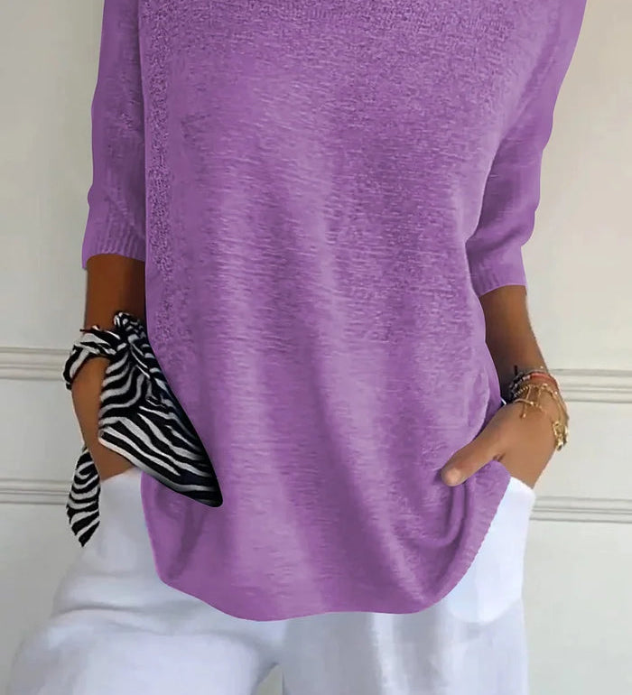 Solene | Top Pull Oversize a Col en V