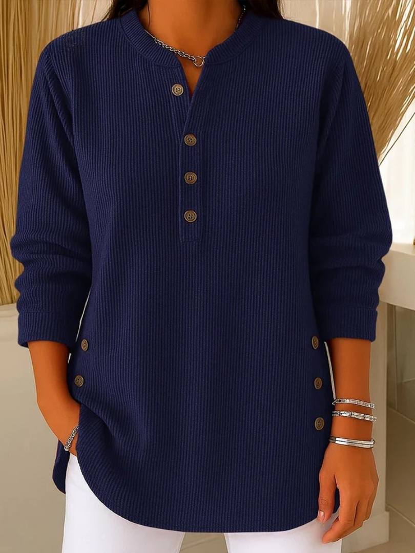 Neva | Tunique Henley Boutonnée