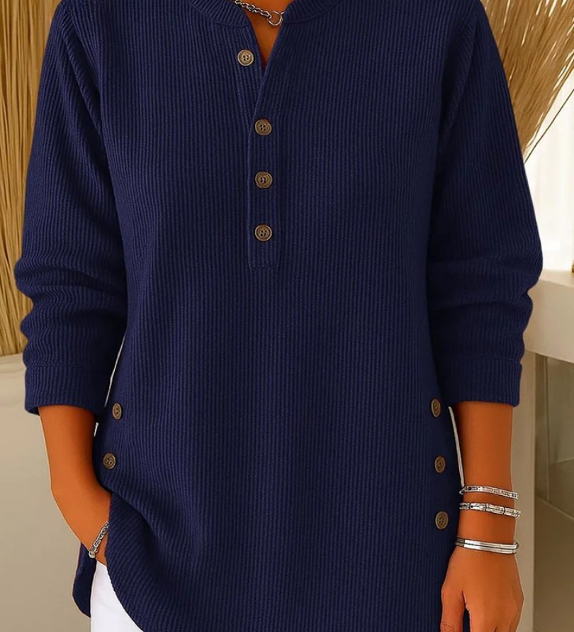 Neva | Tunique Henley Boutonnée