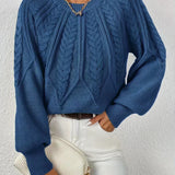 Capucine | Pull Torsade a Manches Raglan