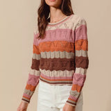Raphaelle | Pull Raye a Manches Longues