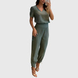 Jennifer | Ensemble Blouse et Pantalon Élégant