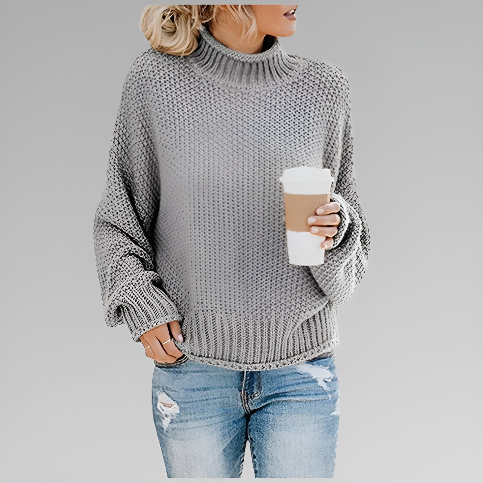 Anne | Pull Tricoté Classique et Confortable