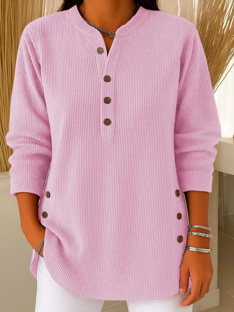 Neva | Tunique Henley Boutonnée