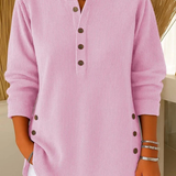 Neva | Tunique Henley Boutonnée