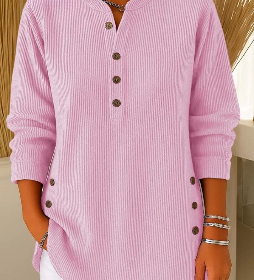 Neva | Tunique Henley Boutonnée