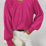 Capucine | Pull Torsade a Manches Raglan